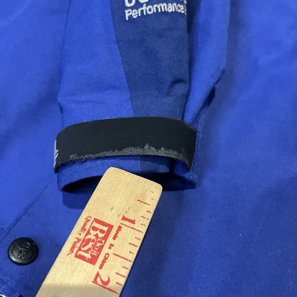 Mountain Hardware Jacket Men's Large Blue Gore-Tex Performance Shell Coat READ